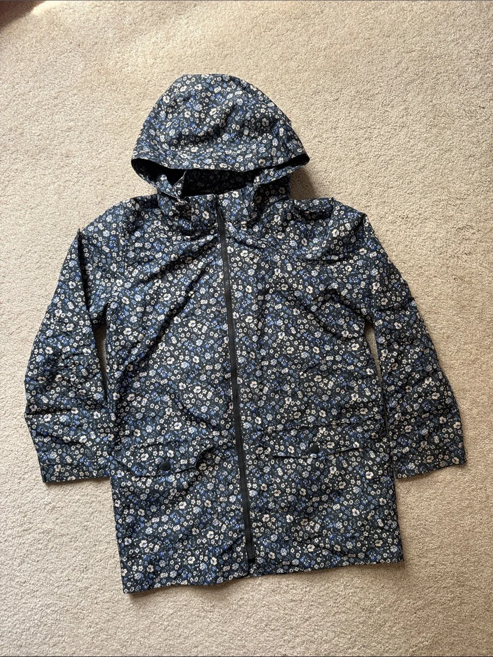 H&M Girls Flower Raincoat | Size 8-10